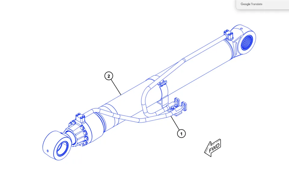 Excavator Arm Cylinder 395F 564-4924